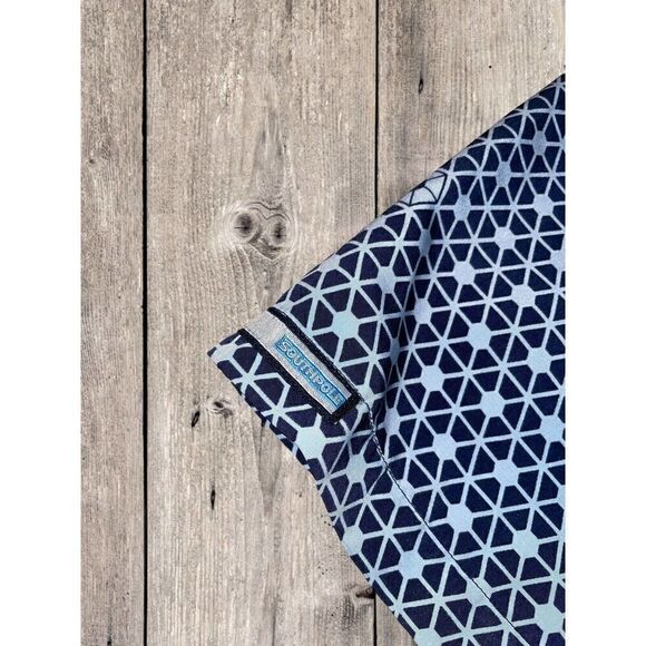 Vintage SOUTHPOLE Y2K Button Up Shirt All Over Print Blue Men’s Size Medium - Picture 8 of 8